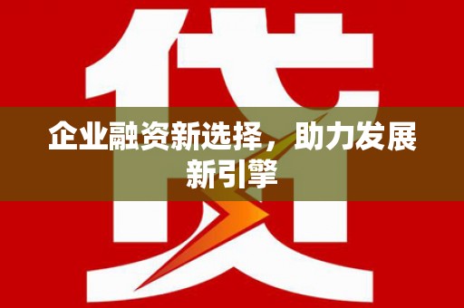 双阳企业融资新选择，助力发展新引擎