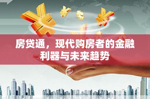 双阳房贷通，现代购房者的金融利器与未来趋势