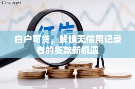 双阳白户可贷，解锁无信用记录者的贷款新机遇