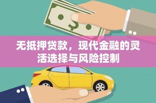 双阳无抵押贷款，现代金融的灵活选择与风险控制