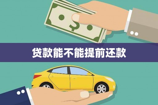 双阳贷款能不能提前还款