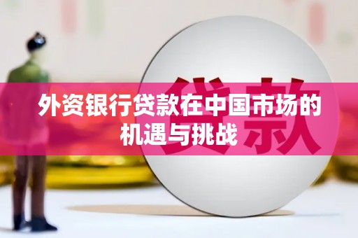 双阳外资银行贷款在中国市场的机遇与挑战