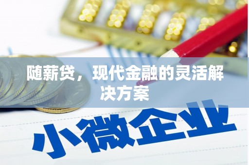 双阳随薪贷，现代金融的灵活解决方案