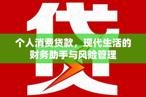 双阳个人消费贷款，现代生活的财务助手与风险管理