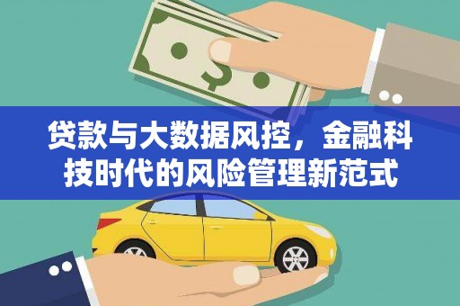 双阳贷款与大数据风控，金融科技时代的风险管理新范式