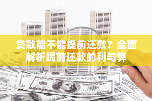 双阳贷款能不能提前还款？全面解析提前还款的利与弊