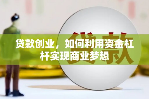 双阳贷款创业，如何利用资金杠杆实现商业梦想