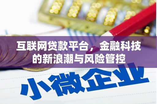 双阳互联网贷款平台，金融科技的新浪潮与风险管控