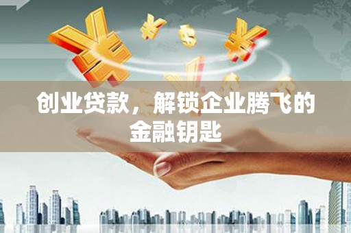 双阳创业贷款，解锁企业腾飞的金融钥匙